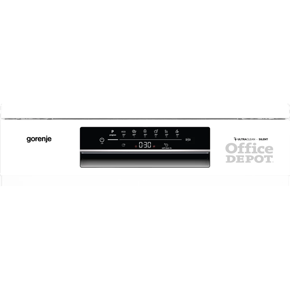Gorenje GS643E90W fehér, programok száma: 6, szabadonálló, 16 terítékes mosogatógép 