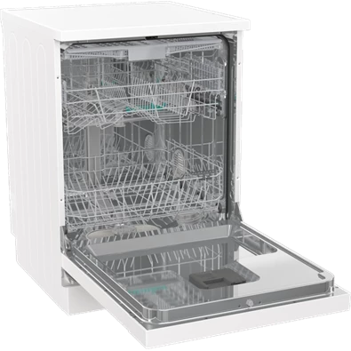 Gorenje GS643E90W fehér, programok száma: 6, szabadonálló, 16 terítékes mosogatógép 