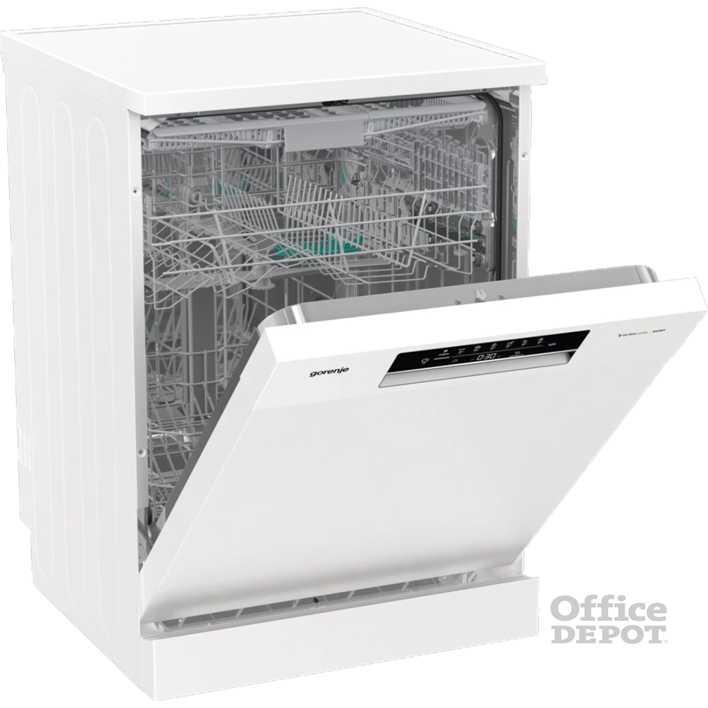 Gorenje GS643E90W fehér, programok száma: 6, szabadonálló, 16 terítékes mosogatógép 
