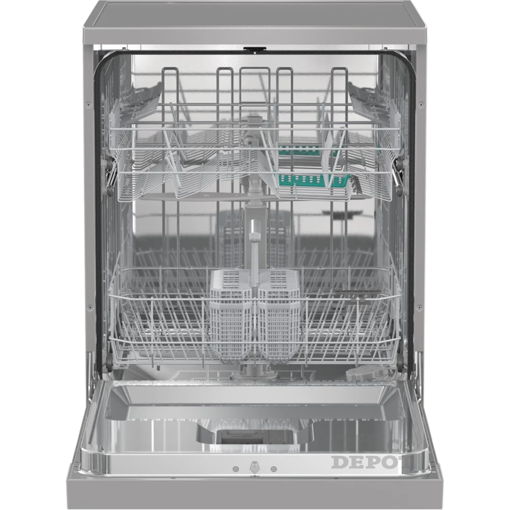 Gorenje GS643E90X inox, programok száma: 6, szabadonálló, 16 terítékes mosogatógép 