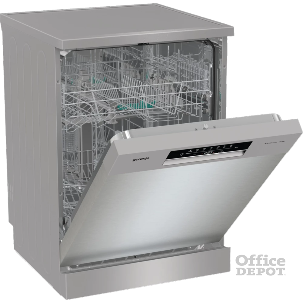 Gorenje GS643E90X inox, programok száma: 6, szabadonálló, 16 terítékes mosogatógép 