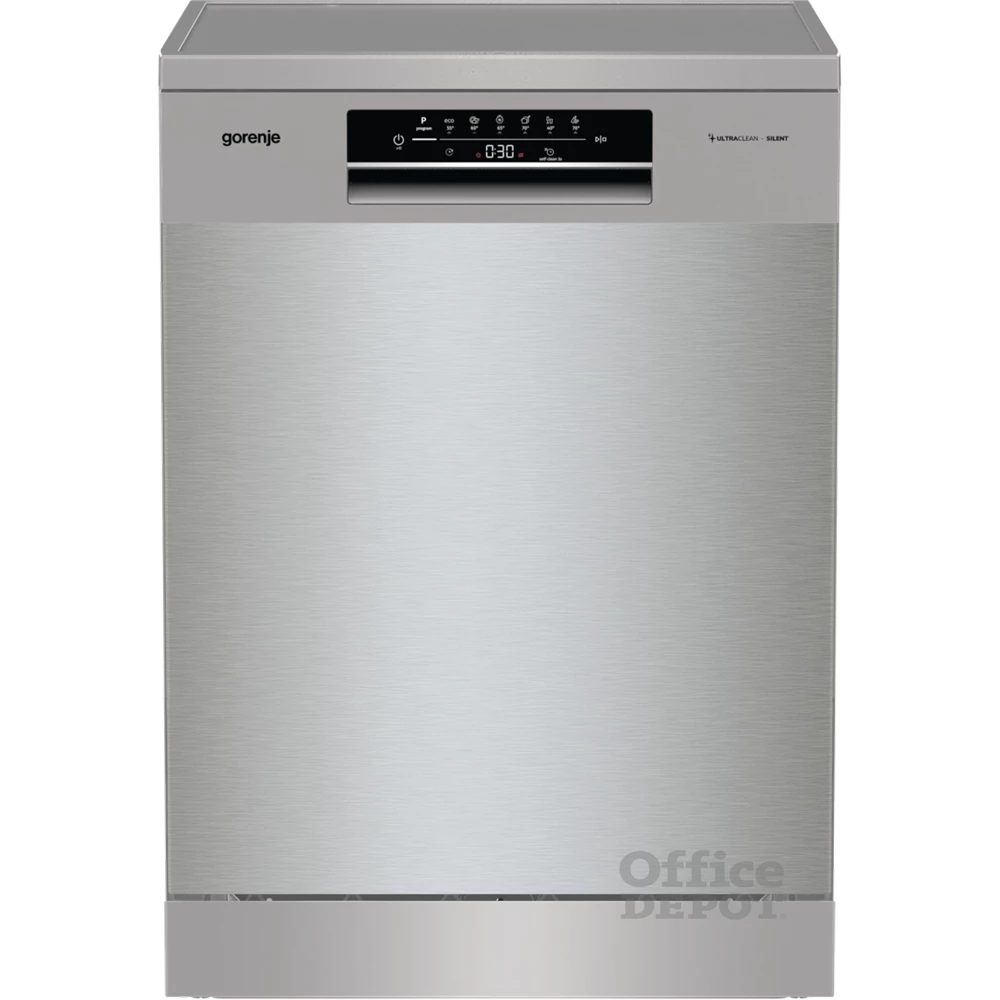 Gorenje GS643E90X inox, programok száma: 6, szabadonálló, 16 terítékes mosogatógép 