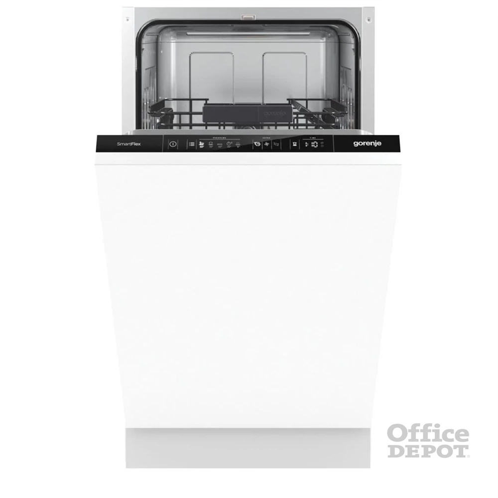 Gorenje GV541D10 programok száma: 5, keskeny beépíthető, 9 terítékes mosogatógép 