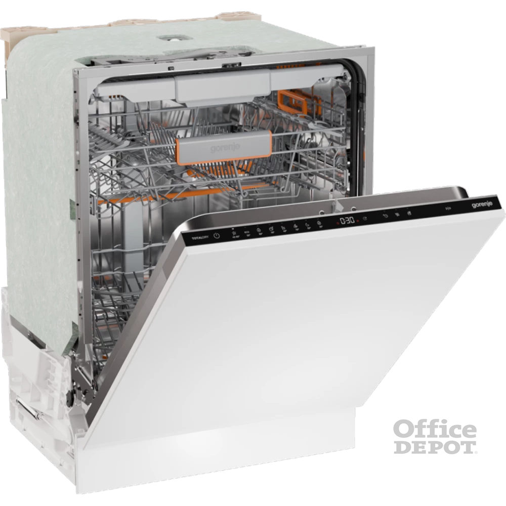 Gorenje GV663A66 programok száma: 8, beépíthető, 16 terítékes mosogatógép 