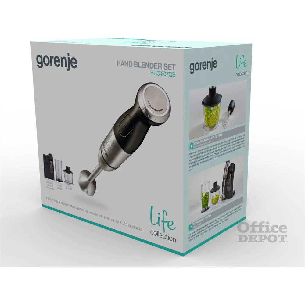 Gorenje HBC807QB fekete botmixer szett