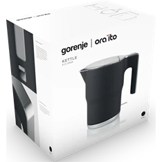 Gorenje K15ORAB ORA-ITO design 1,5L-es fekete vízforraló Gorenje K15ORAB ORA-ITO design 1,5L-es fekete vízforraló