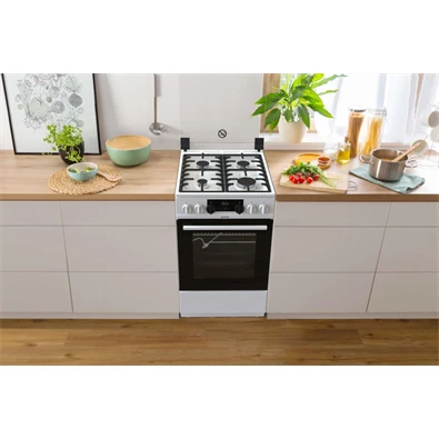 Gorenje KS5350WF fehér kombinált gáztűzhely Gorenje KS5350WF fehér kombinált gáztűzhely