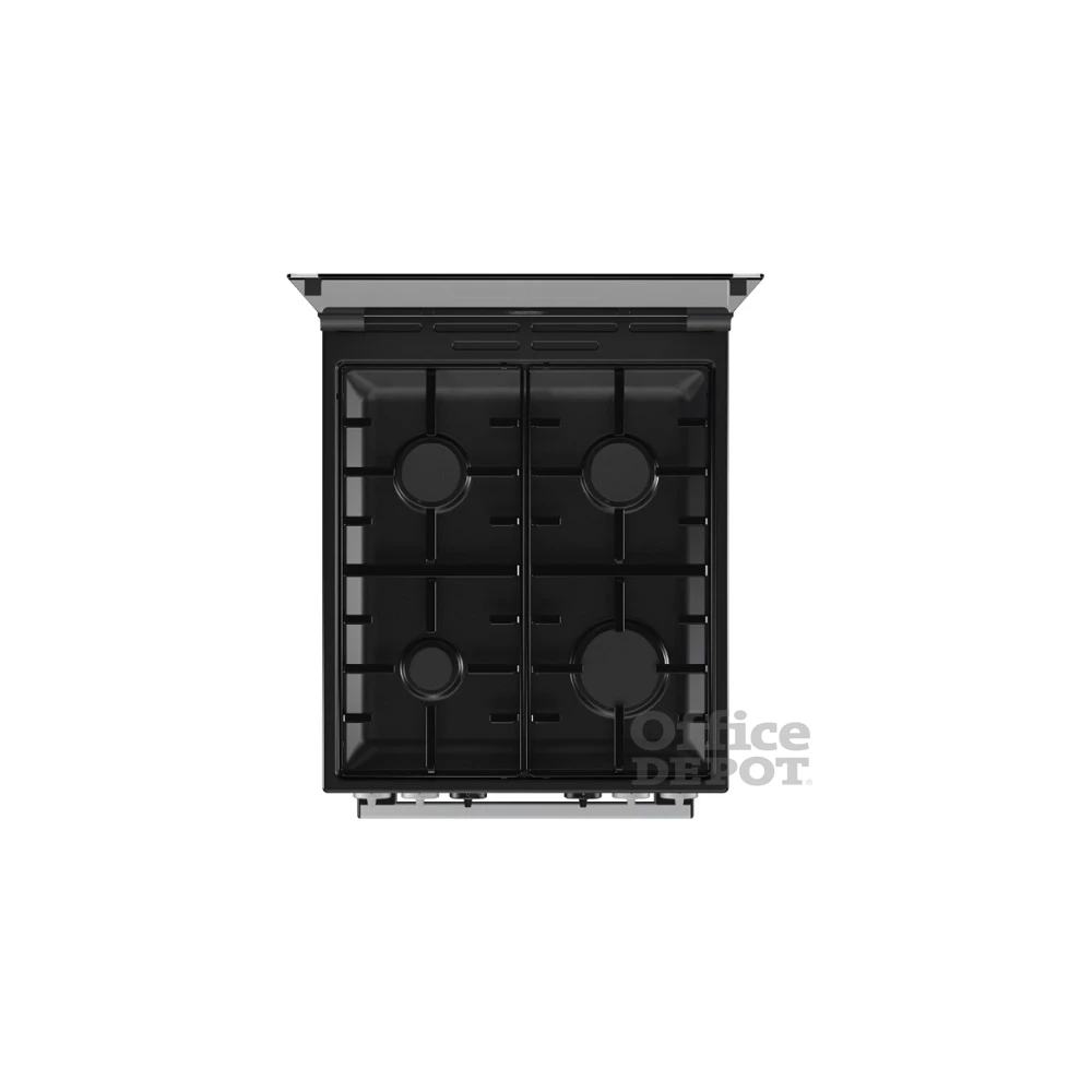 Gorenje K5341SH-B inox, szabadonálló, gáz, kombinált, főzőzóna: 4, sütő:70L, grill, tűzhely