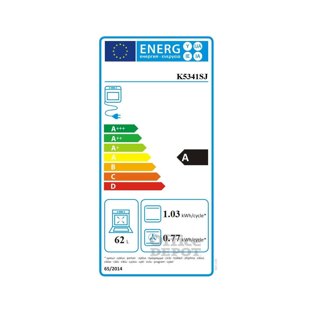 Gorenje K 5341 SJ inox, szabadonálló, gáz, kombinált, főzőzóna: 4, sütő:62L, grill, tűzhely