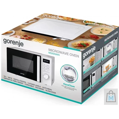 Gorenje MO20A3WH 800W 20L fehér mikrohullámú sütő