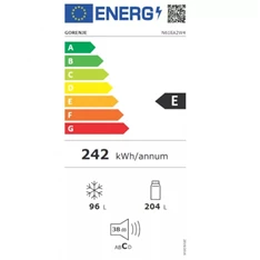 Gorenje N61EA2W4 alulfagyasztós kombinált hűtőszekrény Gorenje N61EA2W4 alulfagyasztós kombinált hűtőszekrény