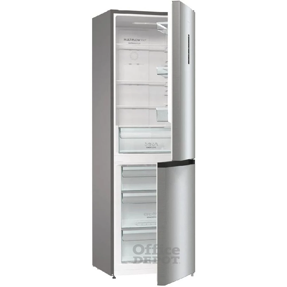Gorenje N61EA2XL4 inox, alulfagyasztós, Hűtő:204L, Fagyasztó:96L, No frost Plus hűtőszekrény