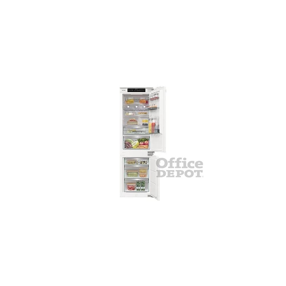 Gorenje NRKI517E62WF fehér, alulfagyasztós, beépíthető, Hűtő:176L, Fagyasztó:76L, No frost hűtőszekrény