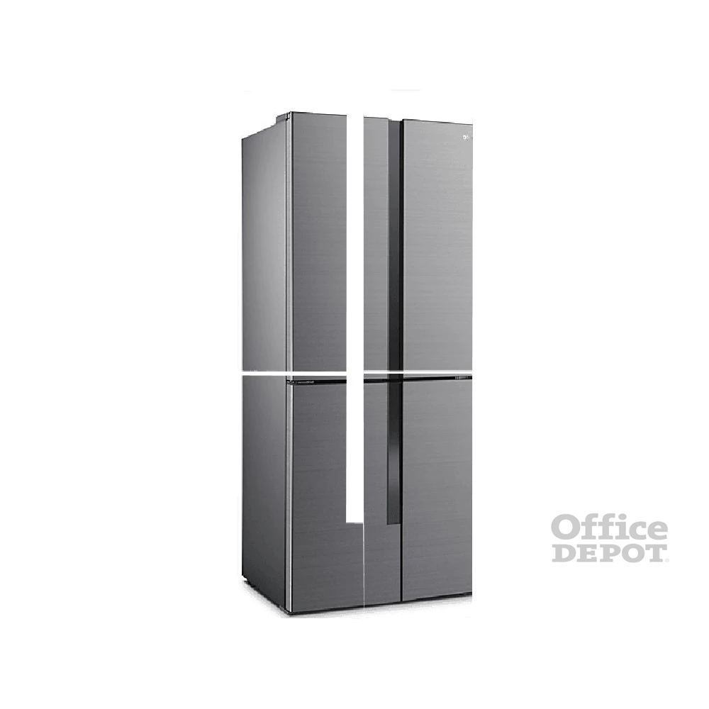 Gorenje NRM8182MX inox, Side-by-Side, Hűtő:278L, Fagyasztó:149L, hűtőszekrény