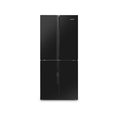 Gorenje NRM818EMB fekete, Side-by-Side, Hűtő:278L, Fagyasztó:149L, No frost hűtőszekrény