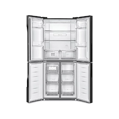 Gorenje NRM818EMB fekete, Side-by-Side, Hűtő:278L, Fagyasztó:149L, No frost hűtőszekrény