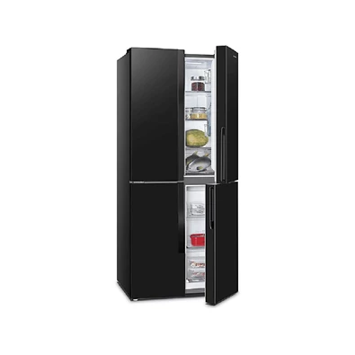 Gorenje NRM818EMB fekete, Side-by-Side, Hűtő:278L, Fagyasztó:149L, No frost hűtőszekrény