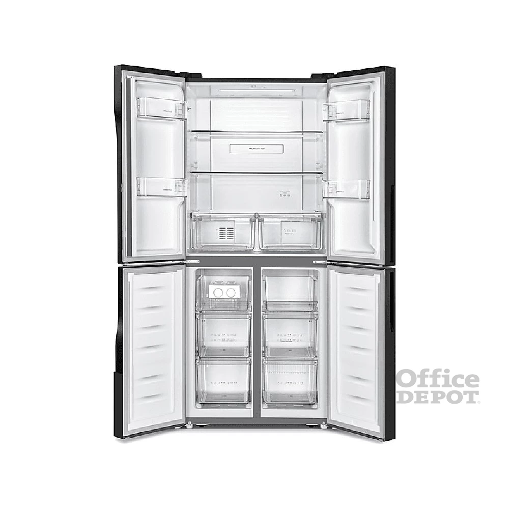 Gorenje NRM818EMB fekete, Side-by-Side, Hűtő:278L, Fagyasztó:149L, No frost hűtőszekrény