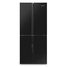 Gorenje NRM818EMB fekete, Side-by-Side, Hűtő:278L, Fagyasztó:149L, No frost hűtőszekrény