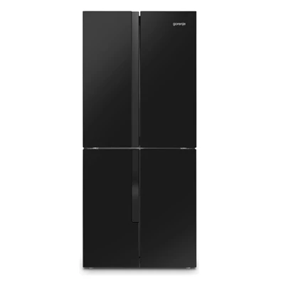 Gorenje NRM818EMB fekete, Side-by-Side, Hűtő:278L, Fagyasztó:149L, No frost hűtőszekrény