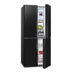 Gorenje NRM818EMB fekete, Side-by-Side, Hűtő:278L, Fagyasztó:149L, No frost hűtőszekrény