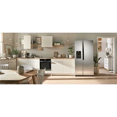 Gorenje NRS9182VX inox, Side-by-Side, Hűtő:371L, Fagyasztó:191L, hűtőszekrény