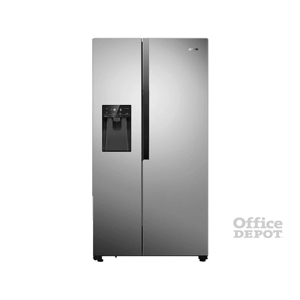 Gorenje NRS9182VX inox, Side-by-Side, Hűtő:371L, Fagyasztó:191L, hűtőszekrény