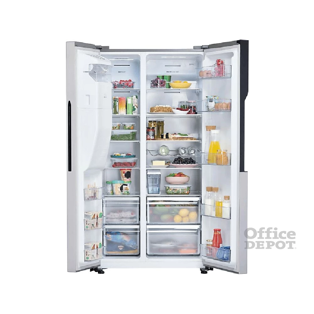 Gorenje NRS9182VX inox, Side-by-Side, Hűtő:371L, Fagyasztó:191L, hűtőszekrény