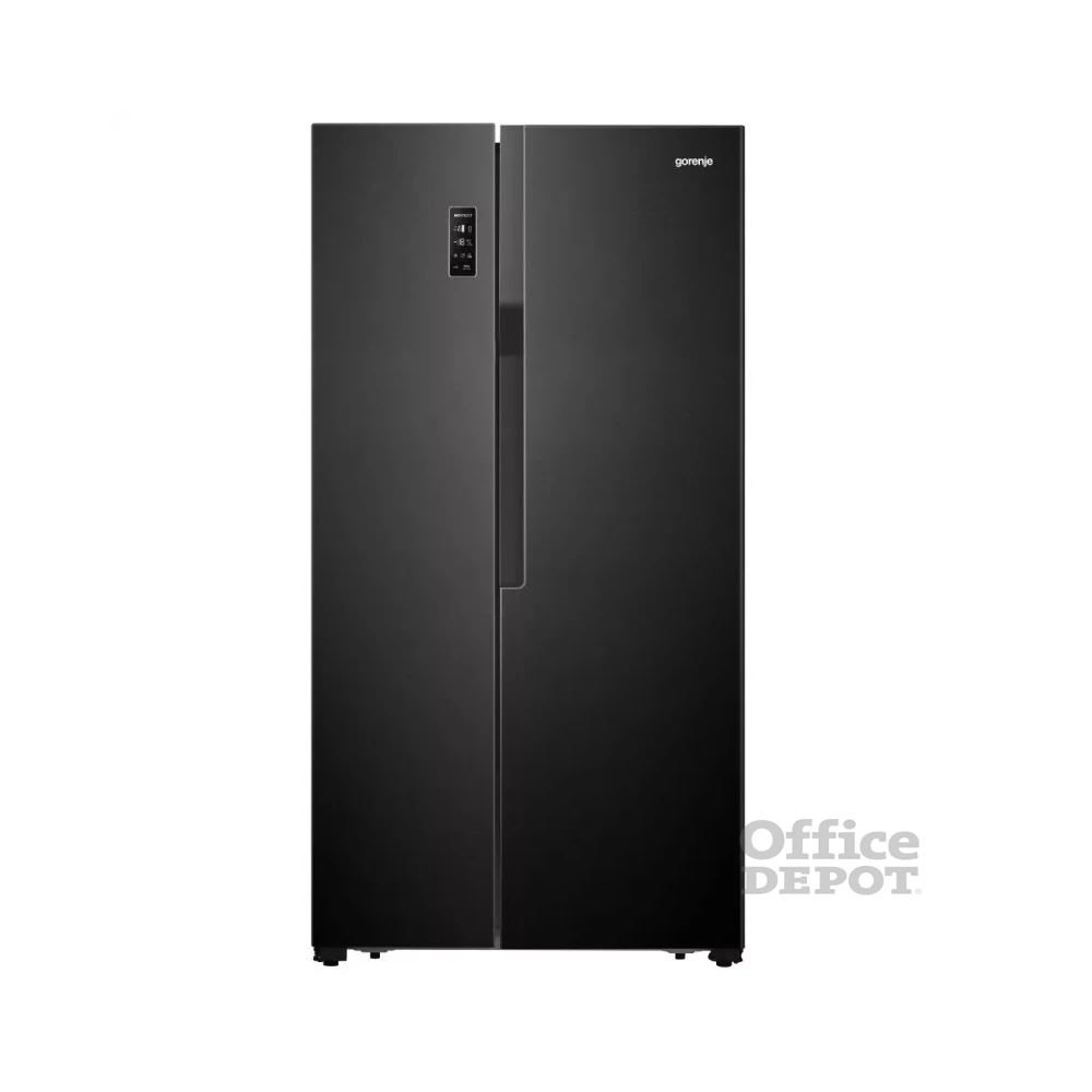 Gorenje NRS918EMB fekete, Side-by-Side, Hűtő:334L, Fagyasztó:185L, No frost Plus hűtőszekrény