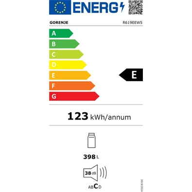 Gorenje R619EEW5 egyajtós hűtőszekrény Gorenje R619EEW5 egyajtós hűtőszekrény