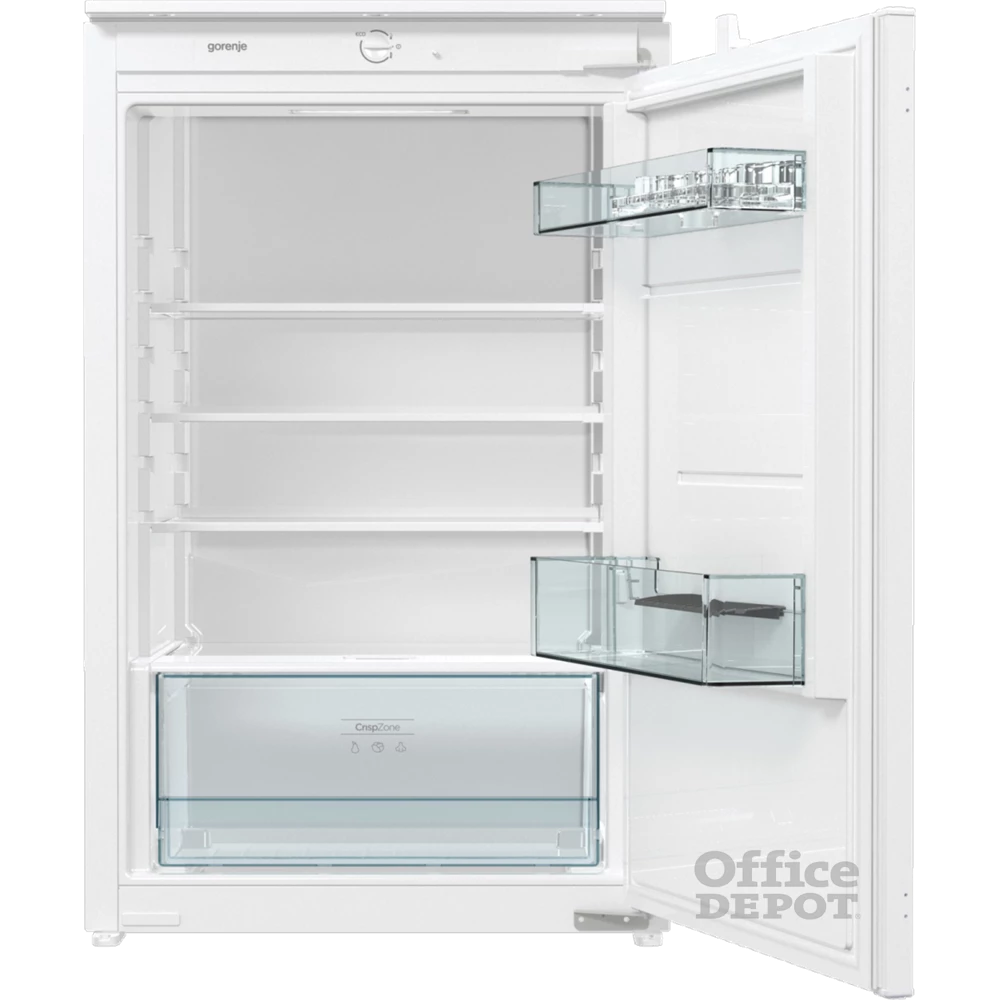 Gorenje RI4092E1 egyajtós, beépíthető, Hűtő:131L, hűtőszekrény