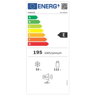 Gorenje RK14EPS4 inox alulfagyasztós hűtőszekrény Gorenje RK14EPS4 inox alulfagyasztós hűtőszekrény
