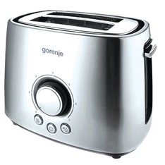 Gorenje T1000E fém 2 szeletes kenyérpirító Gorenje T1000E fém 2 szeletes kenyérpirító