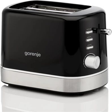 Gorenje T800DB fekete 2 szeletes kenyérpirító Gorenje T800DB fekete 2 szeletes kenyérpirító