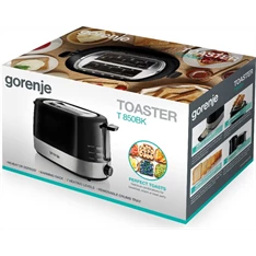 Gorenje T850BK fekete 2 szeletes kenyérpirító Gorenje T850BK fekete 2 szeletes kenyérpirító