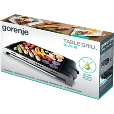 Gorenje TG2514B fekete asztali elektromos grill Gorenje TG2514B fekete asztali elektromos grill