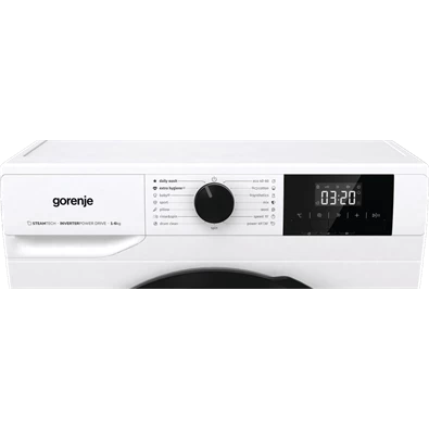 Gorenje W1NGPI61SBS fehér, elöltöltős, max.1000ford., 6 kg, mosógép