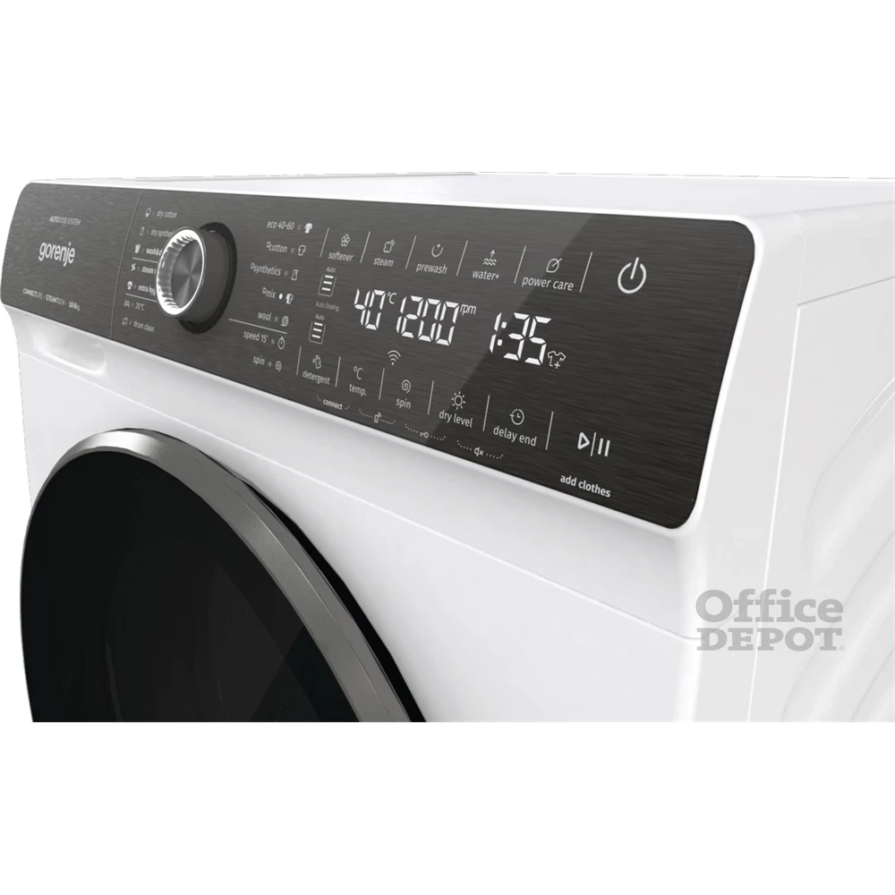 Gorenje WD2S164ADSWA fehér, elöltöltős, max.1400ford., 10 kg/6 kg, mosó-szárítógép