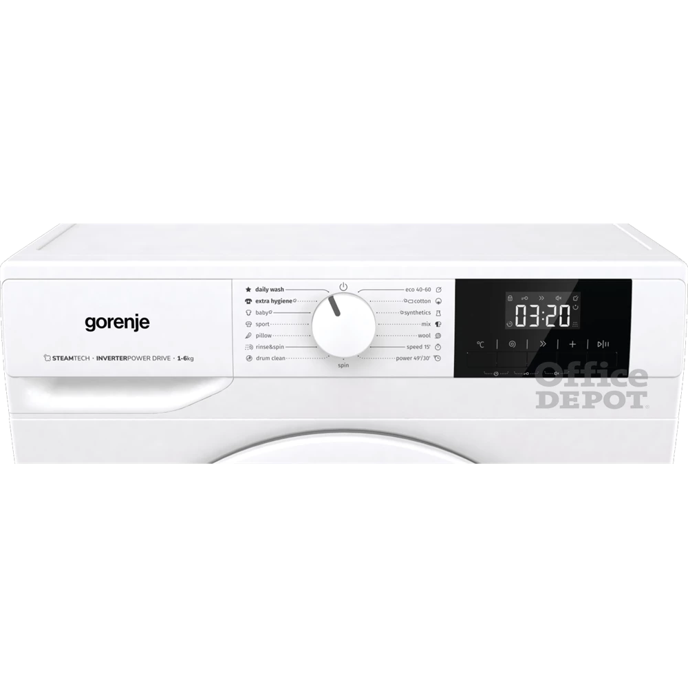 Gorenje WNGPI61SBS fehér, elöltöltős, keskeny, max.1000ford., 6 kg, mosógép