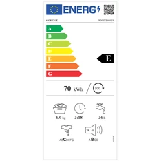 Gorenje WNHVB60SES keskeny 6 kg elöltöltős mosógép Gorenje WNHVB60SES keskeny 6 kg elöltöltős mosógép