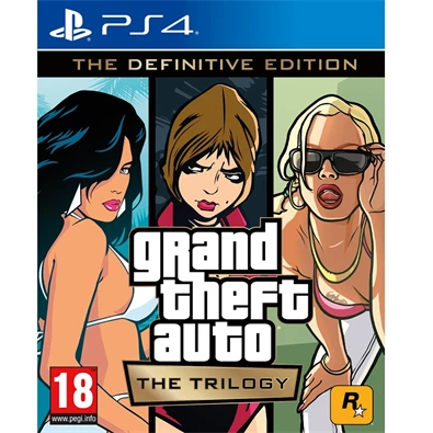 Grand Theft Auto: The Trilogy - The Definitive Edition PS4 játékszoftver Grand Theft Auto: The Trilogy - The Definitive Edition PS4 játékszoftver