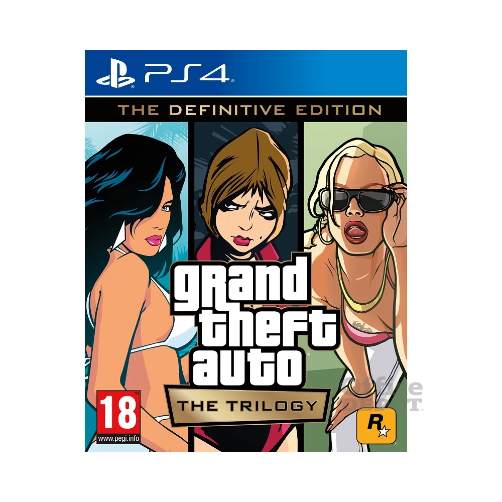 Grand Theft Auto: The Trilogy - The Definitive Edition PS4 játékszoftver