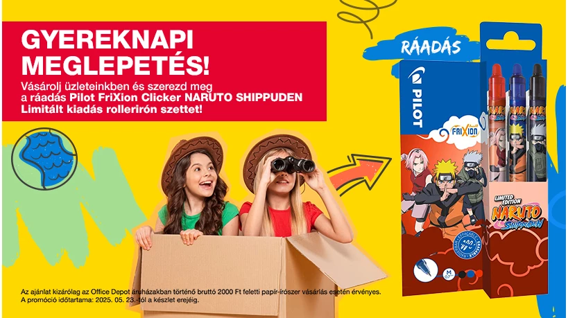 Gyereknapi meglepetés az Office Depot-tól!