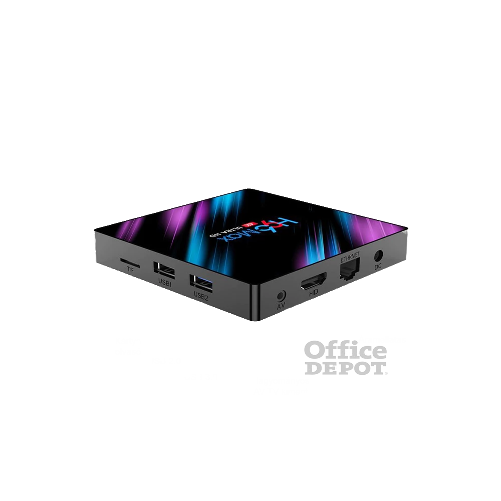 H96 MAX Android TV okosító box 4/64GB