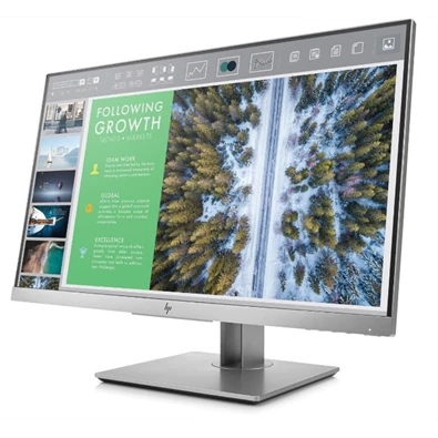 HP 23,8" EliteDisplay E243 FHD IPS VGA/HDMI/DP/USB ezüst monitor (Használt A)
