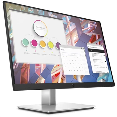 HP 24" E24 G4 FHD IPS VGA/HDMI/DP/USB fekete monitor (Használt A)