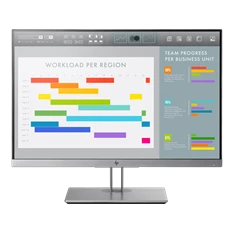 HP 24" EliteDisplay E243i WUXGA IPS VGA/HDMI/DP/USB ezüst monitor (Használt A)