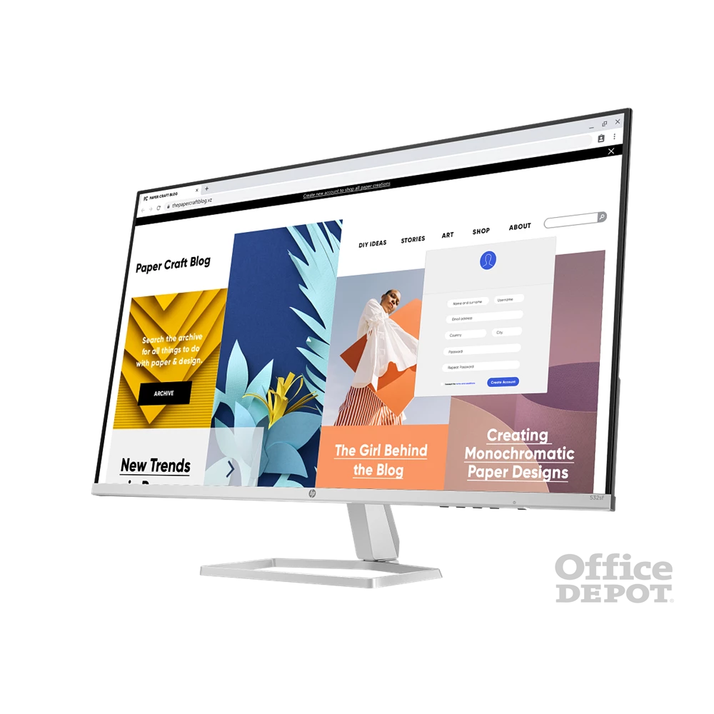 HP 31,5" Series 5 532sf FHD VA VGA/HDMI szürke-fekete monitor