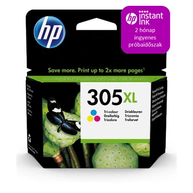 HP 3YM63AE (305XL) háromszínű nagykapacítású tintapatron HP 3YM63AE (305XL) háromszínű nagykapacítású tintapatron