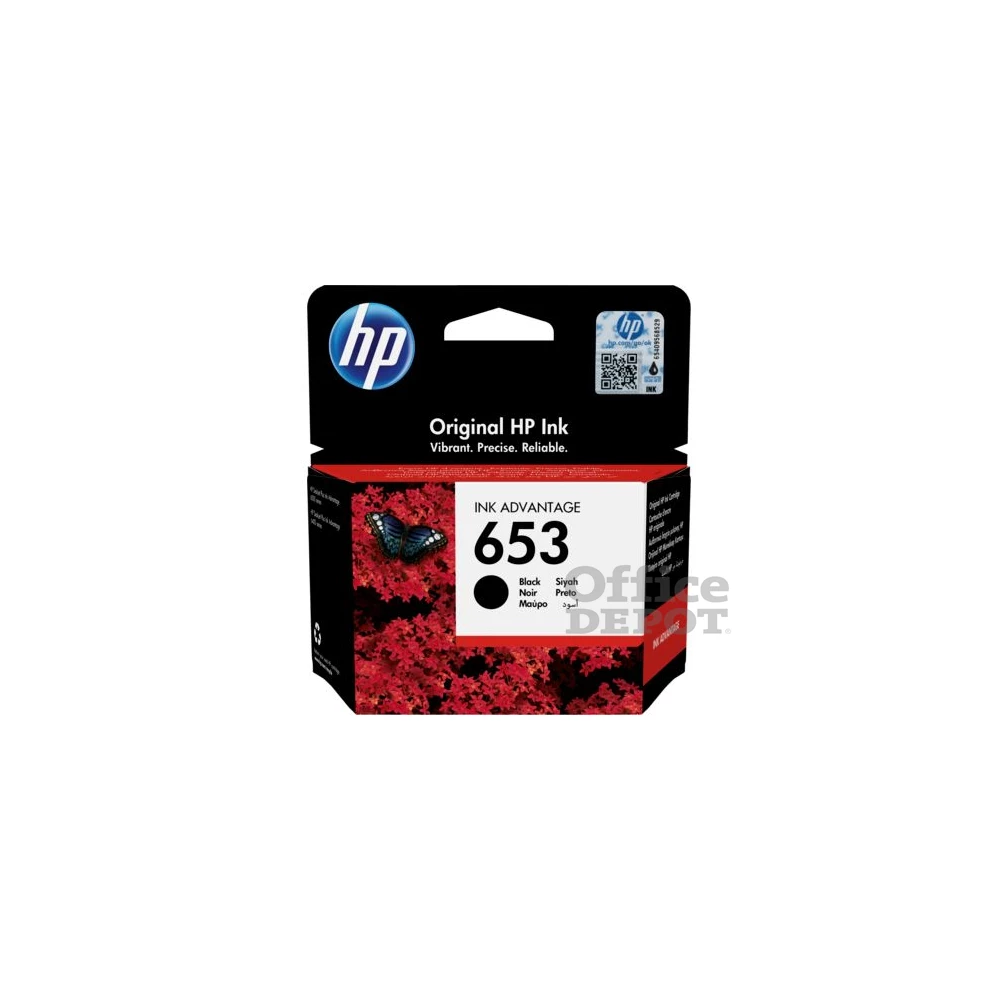 HP 3YM75AE (653) fekete tintapatron